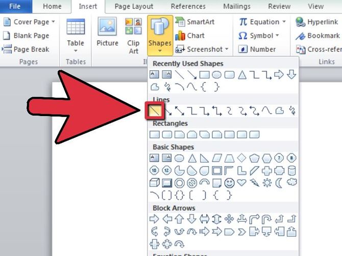 How to draw in microsoft word